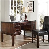 Steve Silver Company Chamberlain Black Granite Top Writing Desk