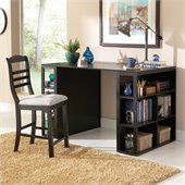 Steve Silver Company Bradford Writing Desk in Rich Multi-Step Black