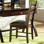 Steve Silver Company Sao Paulo Computer Side Chair in Rich Multi-Step Espresso
