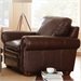 Steve Silver Company Yosemite Leather Club Chair in Brown