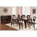 Steve Silver Company Victoria 5 Piece Rectangular Dining Table Set in Mango