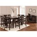 Steve Silver Company Victoria 7 Piece Counter Height Dining Table Set in Mango