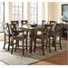 Steve Silver Crosspointe Counter Height Dining Table with 18