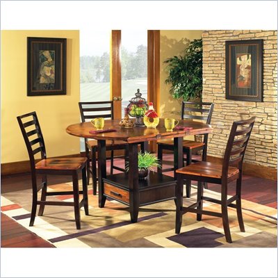 Drop Leaf on Steve Silver Abaco 5 Piece Drop Leaf Counter Height Drop Leaf on Steve Silver Abaco 5 Piece Drop Leaf Counter Height
