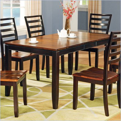 Steve Silver Company Abaco Rectangular Casual Dining Table in Acacia Finish