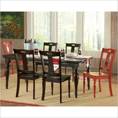 Steve Silver Company Barbados 7 Piece Dining Set in Chocolate