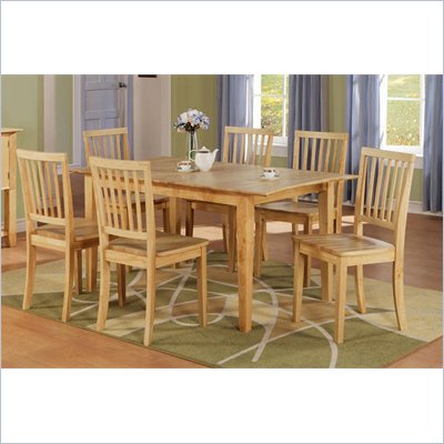 Steve Silver Company Branson Table with 12 Inch Leaf in Natural