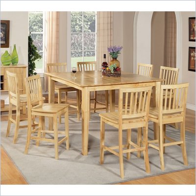 Steve Silver Company Branson 7 Piece Counter Height Dining Set in Natural