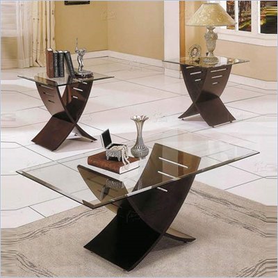 Steve Silver Company Cafe 3 Piece Coffee Table Set
