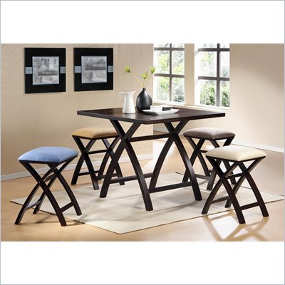 Steve Silver Company Cross Leg 5 Piece Set