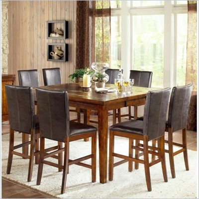 Steve Silver Company Davenport Counter Table with 18 Inch Leaf