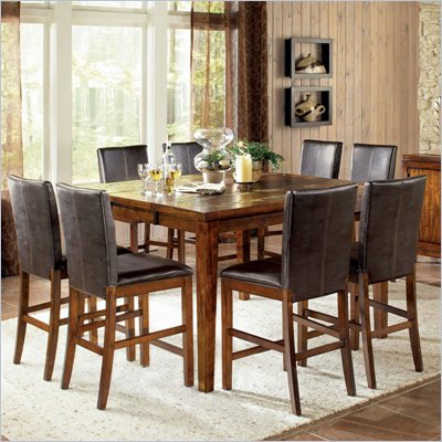 Steve Silver Company Davenport 7 Piece Counter Height Dining Set (Free Chair Included)