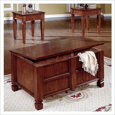 Steve Silver Company Edgewood 3-Pack Coffee Table and 2 End Tables Set
