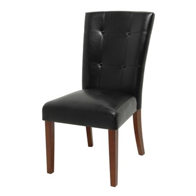 Steve Silver Company Granite Bello Parsons Chair in Black