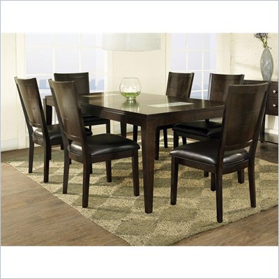 Steve Silver Company Ice Table with 18 Inch Leaf