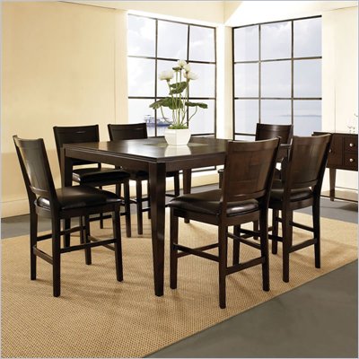 Steve Silver Company Ice 7 Piece Counter Height Dining Set