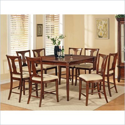 Steve Silver Company Kennedy Counter Table with 18 Inch leaf