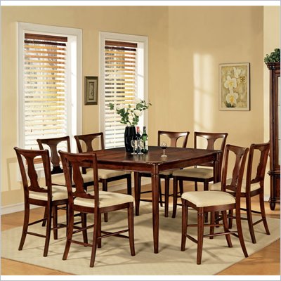 Steve Silver Company Kennedy 7 Piece Counter Height Dining Set (Free Chair Included)