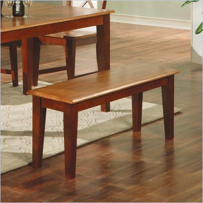 Steve Silver Company Kingston Cherry Backless Bench