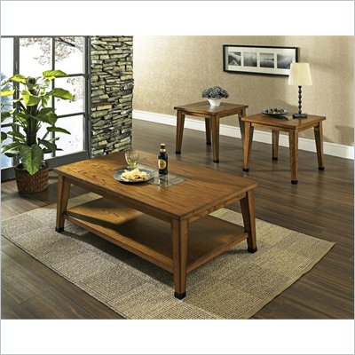Steve Silver Company Legacy 3 Piece Coffee Table Set