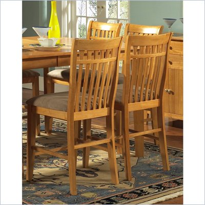 Steve Silver Company Lexington Counter Chair in Maple