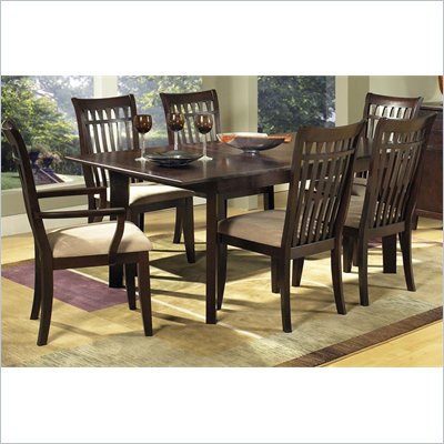 Steve Silver Company Lexington Table with 12 Inch Leaf in Espresso