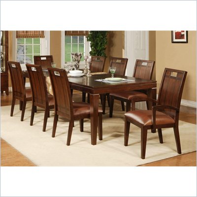 Steve Silver Company Lusaka Table with 2 18 Inch Leaves