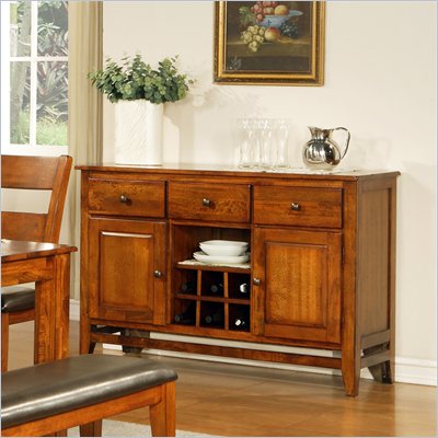 Steve Silver Company Mango Server in Light Oak