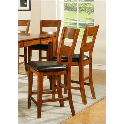 Steve Silver Company Mango Counter Chair in Light Oak