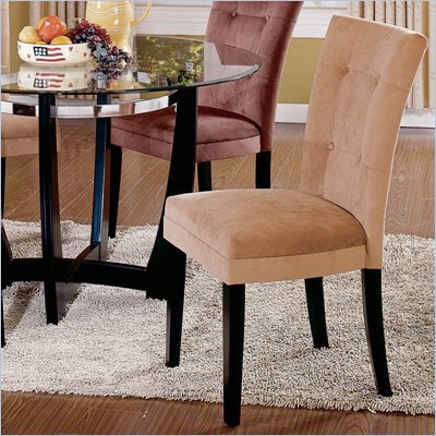 Steve Silver Company Matinee Camel Fabric Parson Chair