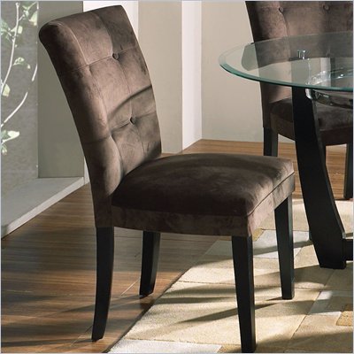 Steve Silver Company Matinee Chocolate Fabric Parson Chair