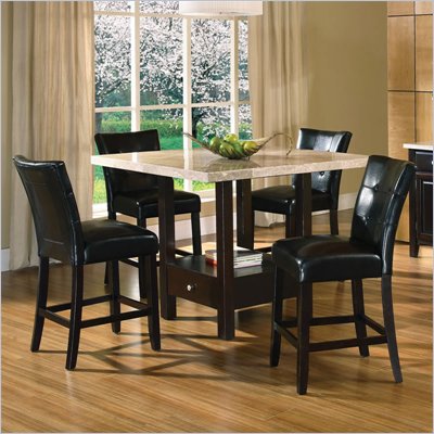 Steve Silver Company Monarch 48 Inch Marble Storage Table