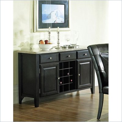Steve Silver Company Monarch Marble Top Wine Rack Server