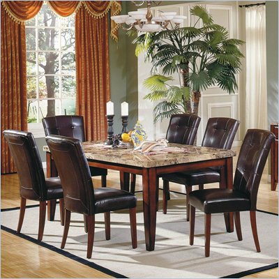 Steve Silver Company Montibello 7 Piece 70" Dining Set