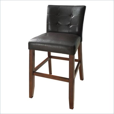 Steve Silver Company Montibello Bar Chair in Dark Brown