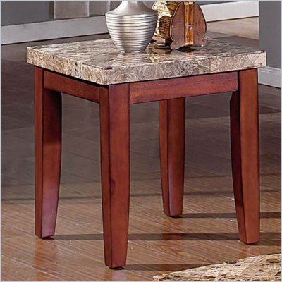 Steve Silver Company Montibello Marble End Table