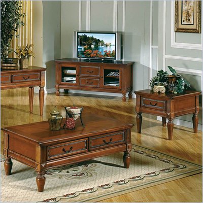 Steve Silver Company Nantucket 3 Piece Coffe Table Set
