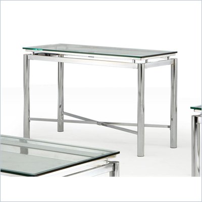 Steve Silver Company Nova Glass Top Sofa Table