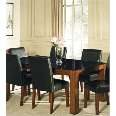 Steve Silver Company Onyx Glass Top Table