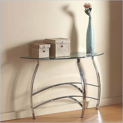 Steve Silver Company Reno Glass Sofa Table