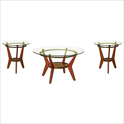 Steve Silver Company Saxony 3 Piece Coffee Table Set