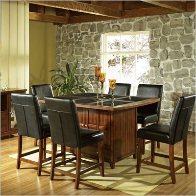 Steve Silver Company Serena 7 Piece Counter Height Dining Set