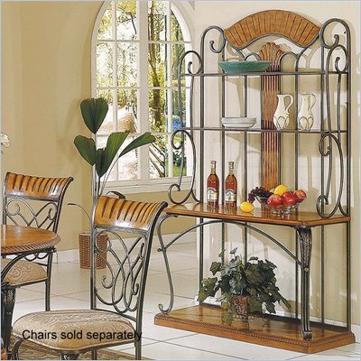 Steve Silver Sumatra Oak Bakers Rack