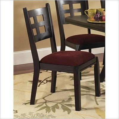 Steve Silver Company Vernon Side Chair in Red