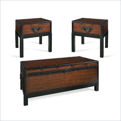Steve Silver Company Voyage 3 Piece Coffee Table Set