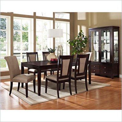 Steve Silver Company Wilson 8 Piece Dining Set (Free Chair Included)