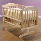 Sorelle Dondola Gliding Cradle with Mattress in Natural
