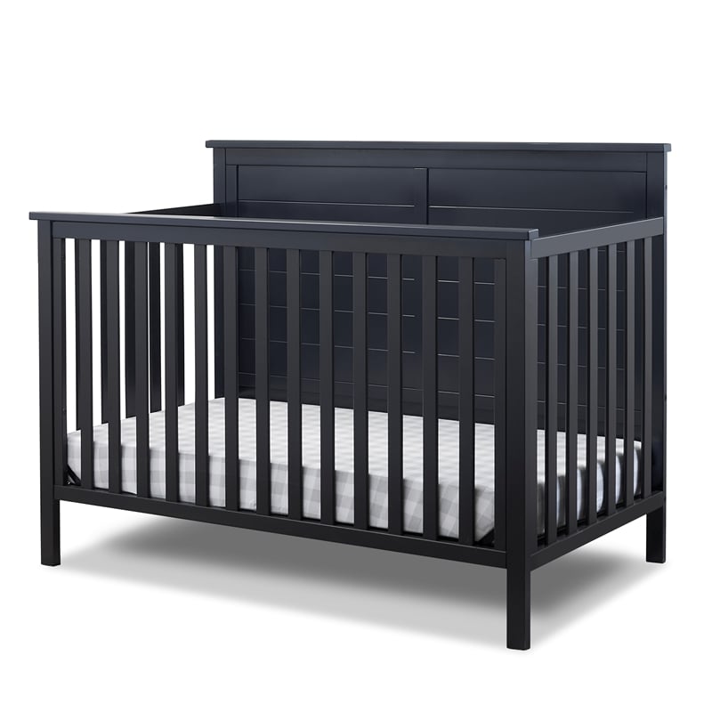 Sorelle Ashley 4-in-1 Convertible Crib in Midnight Homesquare