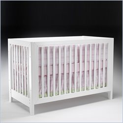 Sorelle City Lights Commuter Convertible Crib in White