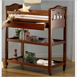 Sorelle Nicki Solid Pine Changing Table in Cherry Pine Best Price